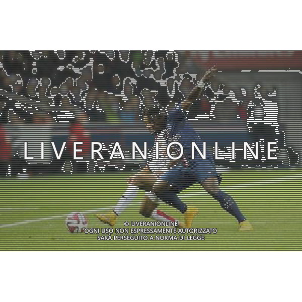 Serge Aurier - 29.11.2014 - Paris Saint Germain / Nice - 15eme journee de Ligue 1 Photo : Andre Ferreira / Icon Sport AG ALDO LIVERANI SAS ONLY ITALY