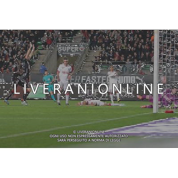 But csc Aymen ABDENNOUR - 29.11.2014 - Rennes / Monaco - 15eme journee de Ligue 1 Photo : Vincent Michel / Icon Sport AG ALDO LIVERANI SAS ONLY ITALY