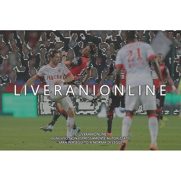 Jose MOUTINHO / Vincent PAJOT - 29.11.2014 - Rennes / Monaco - 15eme journee de Ligue 1 Photo : Vincent Michel / Icon Sport AG ALDO LIVERANI SAS ONLY ITALY