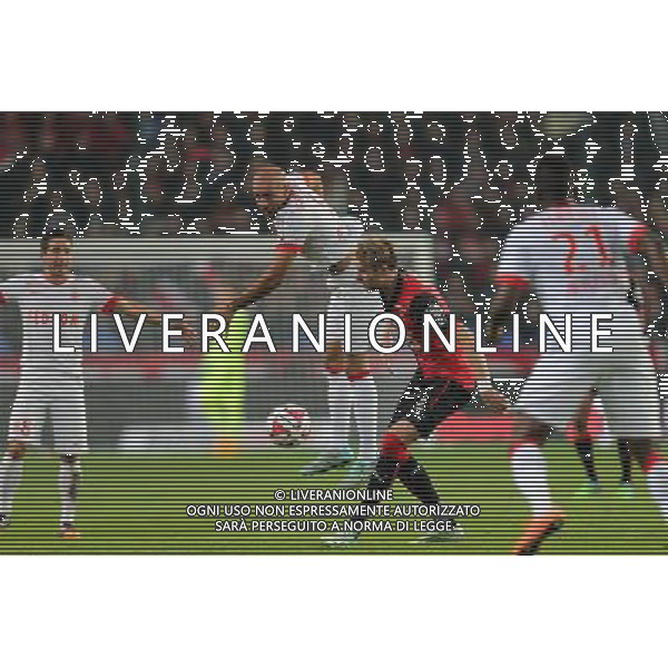 Ola TOIVONEN / Aymen ABDENNOUR - 29.11.2014 - Rennes / Monaco - 15eme journee de Ligue 1 Photo : Vincent Michel / Icon Sport AG ALDO LIVERANI SAS ONLY ITALY