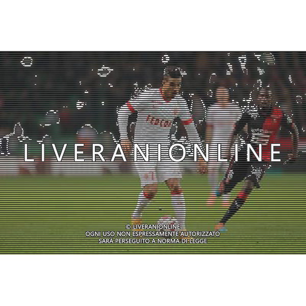 Nabil DIRAR - 29.11.2014 - Rennes / Monaco - 15eme journee de Ligue 1 Photo : Vincent Michel / Icon Sport AG ALDO LIVERANI SAS ONLY ITALY