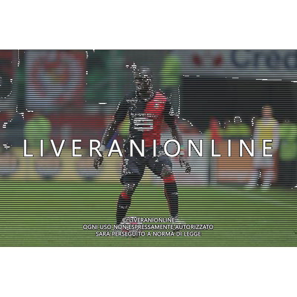 Cheik MBENGUE - 29.11.2014 - Rennes / Monaco - 15eme journee de Ligue 1 Photo : Vincent Michel / Icon Sport AG ALDO LIVERANI SAS ONLY ITALY