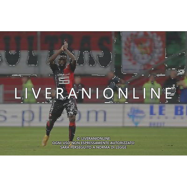 Paul Georges NTEP - 29.11.2014 - Rennes / Monaco - 15eme journee de Ligue 1 Photo : Vincent Michel / Icon Sport AG ALDO LIVERANI SAS ONLY ITALY