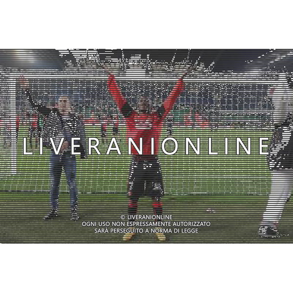 Joie Rennes - Paul Georges NTEP - 29.11.2014 - Rennes / Monaco - 15eme journee de Ligue 1 Photo : Vincent Michel / Icon Sport AG ALDO LIVERANI SAS ONLY ITALY