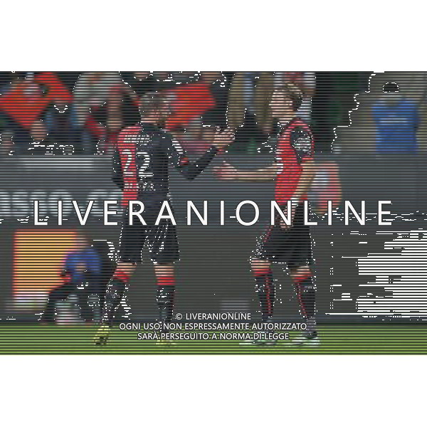 Joie Sylvain ARMAND / Ola TOIVONEN - 29.11.2014 - Rennes / Monaco - 15eme journee de Ligue 1 Photo : Vincent Michel / Icon Sport AG ALDO LIVERANI SAS ONLY ITALY