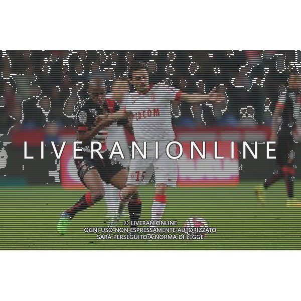 Bernardo SILVA / Gelson FERNANDES - 29.11.2014 - Rennes / Monaco - 15eme journee de Ligue 1 Photo : Vincent Michel / Icon Sport AG ALDO LIVERANI SAS ONLY ITALY