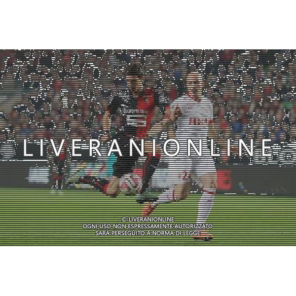 Vincent PAJOT / Andrea RAGGI - 29.11.2014 - Rennes / Monaco - 15eme journee de Ligue 1 Photo : Vincent Michel / Icon Sport AG ALDO LIVERANI SAS ONLY ITALY