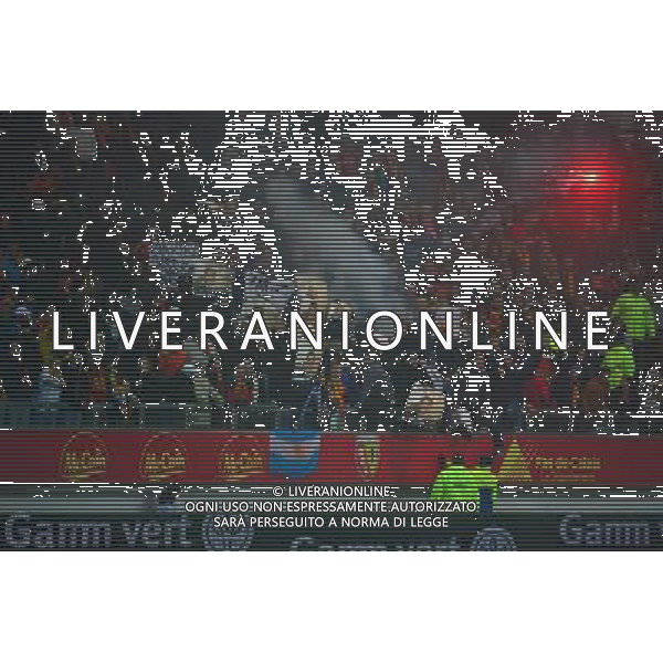 Fumigene - Colere des supporters - 29.11.2014 - Lens / Metz - 15eme journee de Ligue 1 -Amiens Photo : Dave Winter / Icon Sport