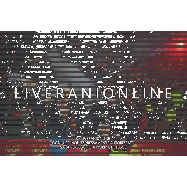 Fumigene - Colere des supporters - 29.11.2014 - Lens / Metz - 15eme journee de Ligue 1 -Amiens Photo : Dave Winter / Icon Sport