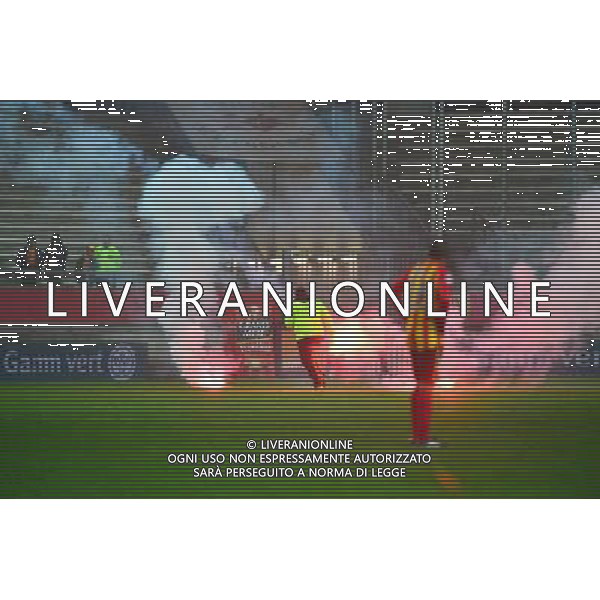 Fumigene - Colere des supporters - 29.11.2014 - Lens / Metz - 15eme journee de Ligue 1 -Amiens Photo : Dave Winter / Icon Sport