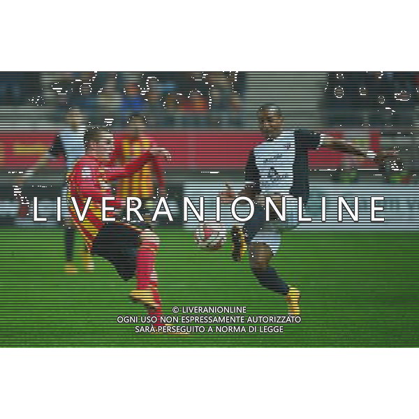 Benjamin BOURIGEAUD / Florent MALOUDA - 29.11.2014 - Lens / Metz - 15eme journee de Ligue 1 -Amiens Photo : Dave Winter / Icon Sport