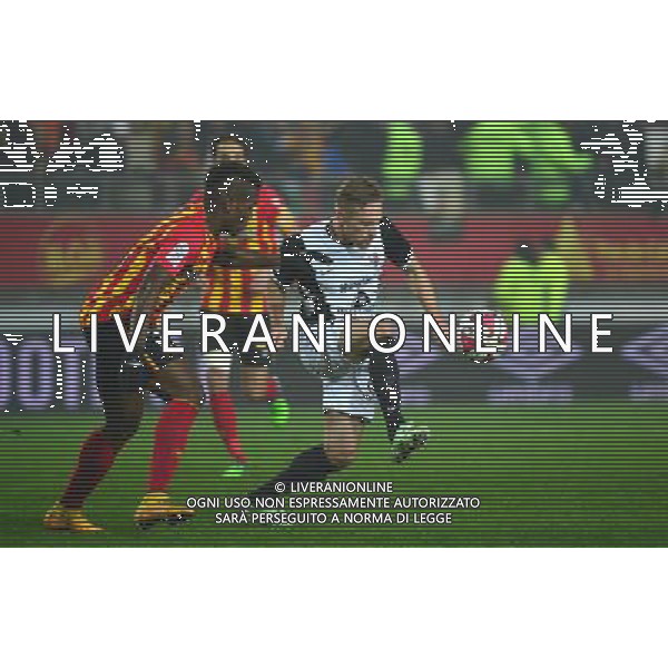 Sergei KRIVETS / Dimitri CAVARE - 29.11.2014 - Lens / Metz - 15eme journee de Ligue 1 -Amiens Photo : Dave Winter / Icon Sport