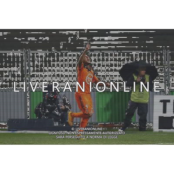 Joie Jordan Ayew - 29.11.2014 - Toulouse / Lorient - 15eme journee de Ligue 1 Photo : Manuel Blondeau / Icon Sport AG ALDO LIVERANI SAS ONLY ITALY