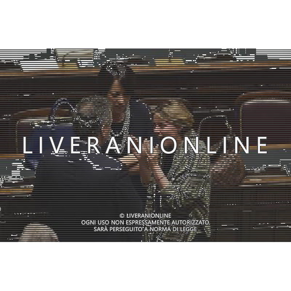 Voto di fiducia per la Legge di stabilita\' alla Camera - Roma 29 novembre 2014 nella foto Beatrice Lorenzin con Nunzia De Girolamo ©Corradetti/Agenzia Aldo Liverani sas