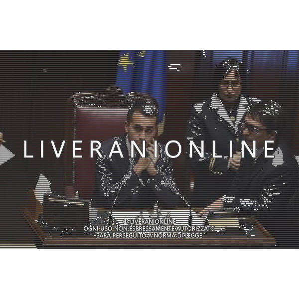 Voto di fiducia per la Legge di stabilita\' alla Camera - Roma 29 novembre 2014 nella foto Luigi Di Maio presiede la seduta ma non ha votato ©Corradetti/Agenzia Aldo Liverani sas