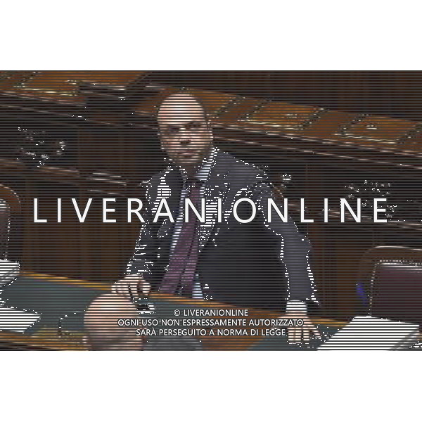 Roma - 30/11/2014 - Montecitorio - Voto finale sulla legge di Stabilita\' e ddl bilancio - nella foto: Il ministro Angelino Alfano in aula durante il voto finale / Ph. Fabrizio Corradetti - ag. Aldo Liverani Sas