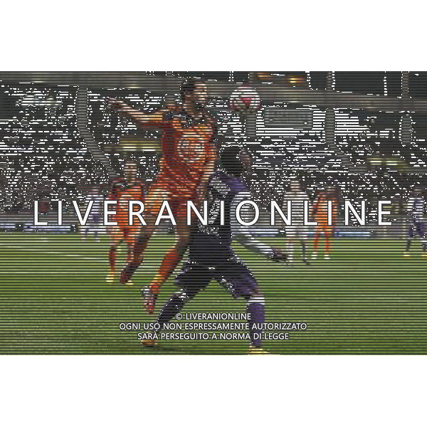 Fabien Robert / Jacques Francois Moubandje - 29.11.2014 - Toulouse / Lorient - 15eme journee de Ligue 1 Photo : Manuel Blondeau / Icon Sport /Agenzia Aldo Liverani sas - ITALY ONLY - EDITORIAL USE ONLY