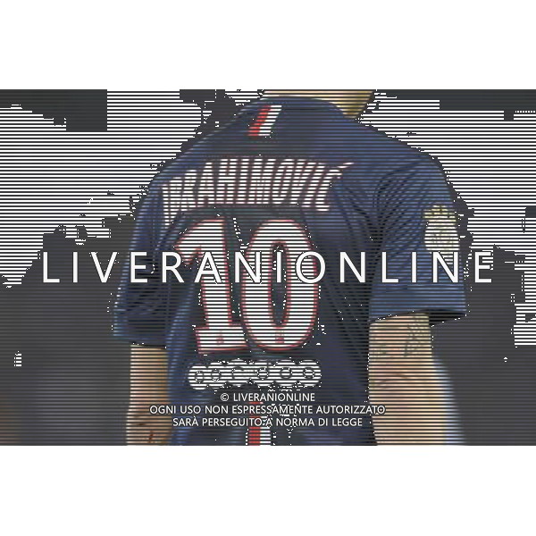 Illustration maillot Zlatan Ibrahimovic - 29.11.2014 - Paris Saint Germain / Nice - 15eme journee de Ligue 1 Photo : Andre Ferreira / Icon Sport /Agenzia Aldo Liverani sas - ITALY ONLY - EDITORIAL USE ONLY