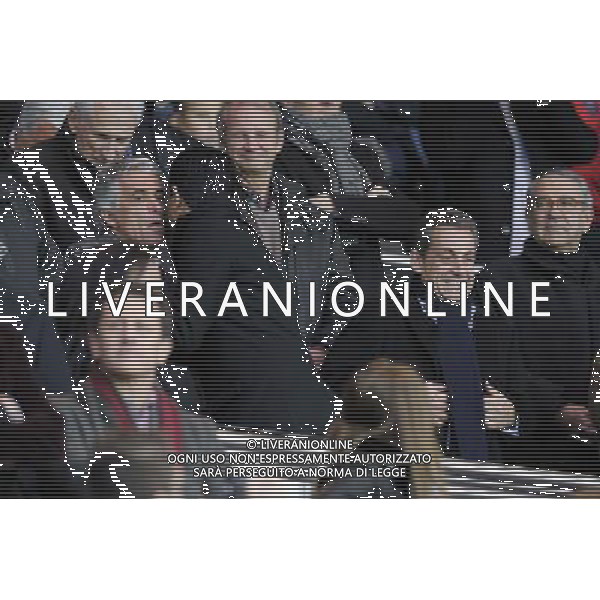 Jean Pierre Rivere / Nicolas Sarkozy / Nasser Al Khelaifi - 29.11.2014 - Paris Saint Germain / Nice - 15eme journee de Ligue 1 Photo : Andre Ferreira / Icon Sport /Agenzia Aldo Liverani sas - ITALY ONLY - EDITORIAL USE ONLY