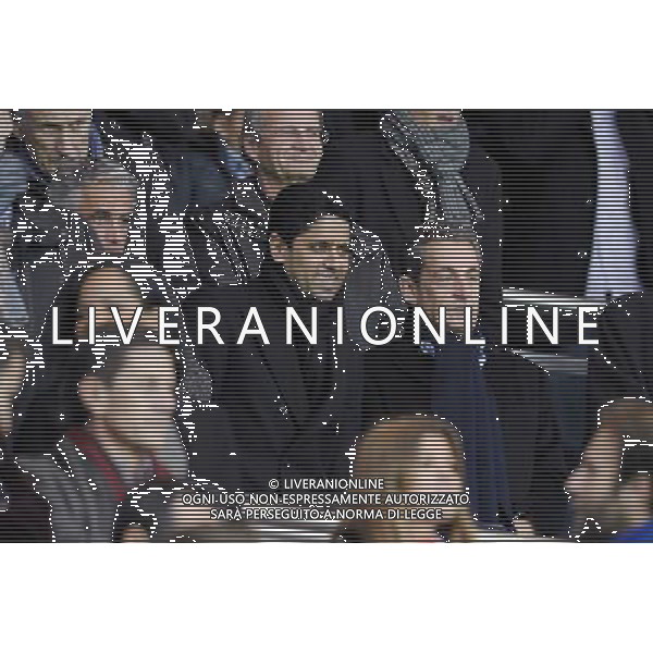 Jean Pierre Rivere / Nicolas Sarkozy / Nasser Al Khelaifi - 29.11.2014 - Paris Saint Germain / Nice - 15eme journee de Ligue 1 Photo : Andre Ferreira / Icon Sport /Agenzia Aldo Liverani sas - ITALY ONLY - EDITORIAL USE ONLY