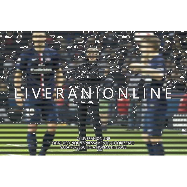 Laurent Blanc - 29.11.2014 - Paris Saint Germain / Nice - 15eme journee de Ligue 1 Photo : Andre Ferreira / Icon Sport /Agenzia Aldo Liverani sas - ITALY ONLY - EDITORIAL USE ONLY