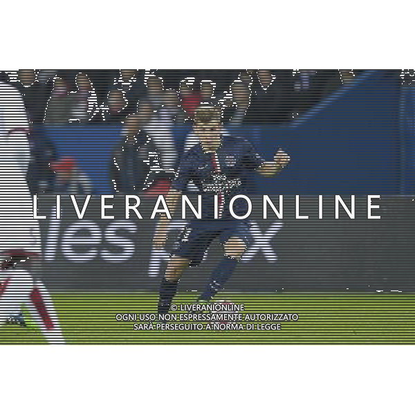 Lucas Digne - 29.11.2014 - Paris Saint Germain / Nice - 15eme journee de Ligue 1 Photo : Andre Ferreira / Icon Sport /Agenzia Aldo Liverani sas - ITALY ONLY - EDITORIAL USE ONLY