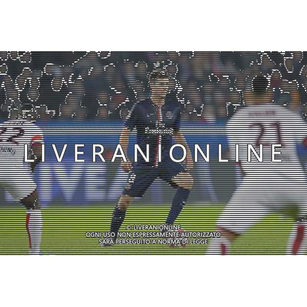 Thiago Motta - 29.11.2014 - Paris Saint Germain / Nice - 15eme journee de Ligue 1 Photo : Andre Ferreira / Icon Sport /Agenzia Aldo Liverani sas - ITALY ONLY - EDITORIAL USE ONLY