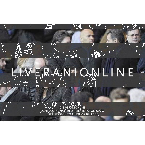 Vanessa Paradis / Benjamin Biolay / Nicolas Sarkozy - 29.11.2014 - Paris Saint Germain / Nice - 15eme journee de Ligue 1 Photo : Andre Ferreira / Icon Sport /Agenzia Aldo Liverani sas - ITALY ONLY - EDITORIAL USE ONLY