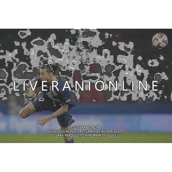 Zlatan Ibrahimovic - 29.11.2014 - Paris Saint Germain / Nice - 15eme journee de Ligue 1 Photo : Andre Ferreira / Icon Sport /Agenzia Aldo Liverani sas - ITALY ONLY - EDITORIAL USE ONLY