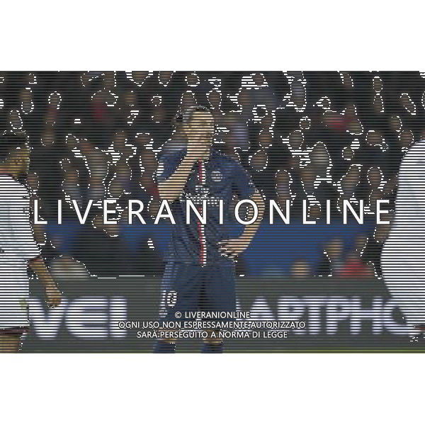 Zlatan Ibrahimovic - 29.11.2014 - Paris Saint Germain / Nice - 15eme journee de Ligue 1 Photo : Andre Ferreira / Icon Sport /Agenzia Aldo Liverani sas - ITALY ONLY - EDITORIAL USE ONLY