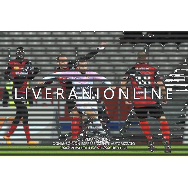 Nicolas BENEZET - 30.11.2014 - Evian Thonon / Guingamp - 15eme journee de Ligue 1 Photo : Jean Paul Thomas / Icon Sport /Agenzia Aldo Liverani sas - ITALY ONLY - EDITORIAL USE ONLY