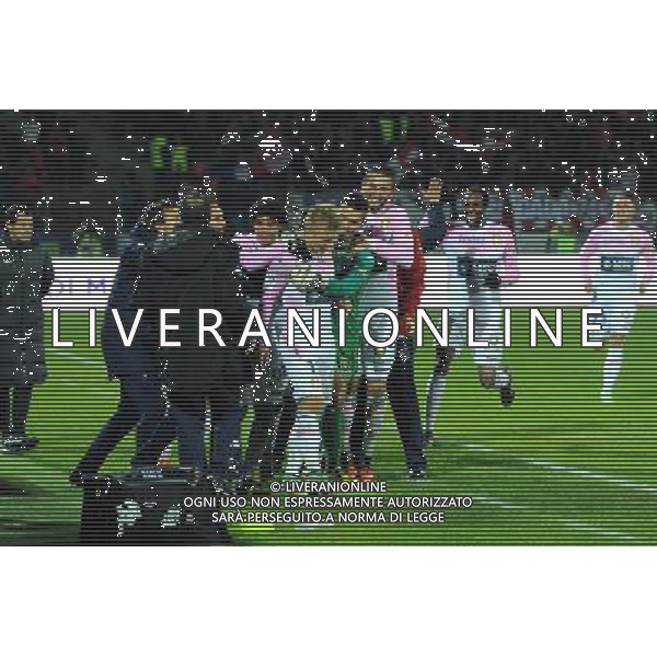 Joie Daniel WASS - 30.11.2014 - Evian Thonon / Guingamp - 15eme journee de Ligue 1 Photo : Jean Paul Thomas / Icon Sport /Agenzia Aldo Liverani sas - ITALY ONLY - EDITORIAL USE ONLY