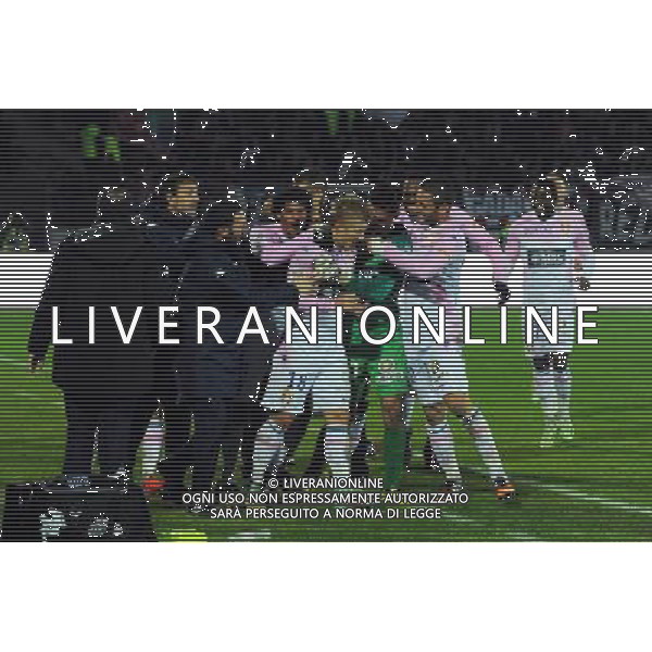 Joie Daniel WASS - 30.11.2014 - Evian Thonon / Guingamp - 15eme journee de Ligue 1 Photo : Jean Paul Thomas / Icon Sport /Agenzia Aldo Liverani sas - ITALY ONLY - EDITORIAL USE ONLY