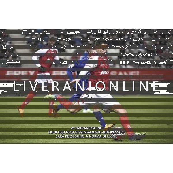 Aissa MANDI - 29.11.2014 - Reims / Bastia - 15eme journee de Ligue 1 Photo : Fred Porcu / Icon Sport /Agenzia Aldo Liverani sas - ITALY ONLY - EDITORIAL USE ONLY