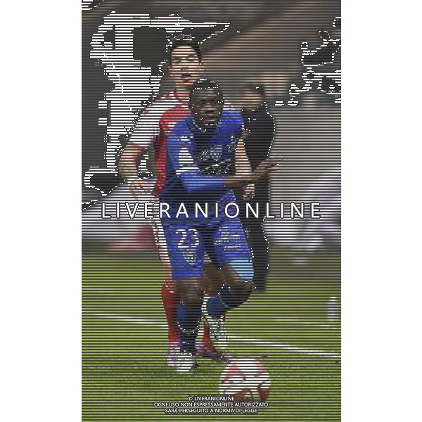Diego RIGONATO / Drissa DIAKITE - 29.11.2014 - Reims / Bastia - 15eme journee de Ligue 1 Photo : Fred Porcu / Icon Sport /Agenzia Aldo Liverani sas - ITALY ONLY - EDITORIAL USE ONLY