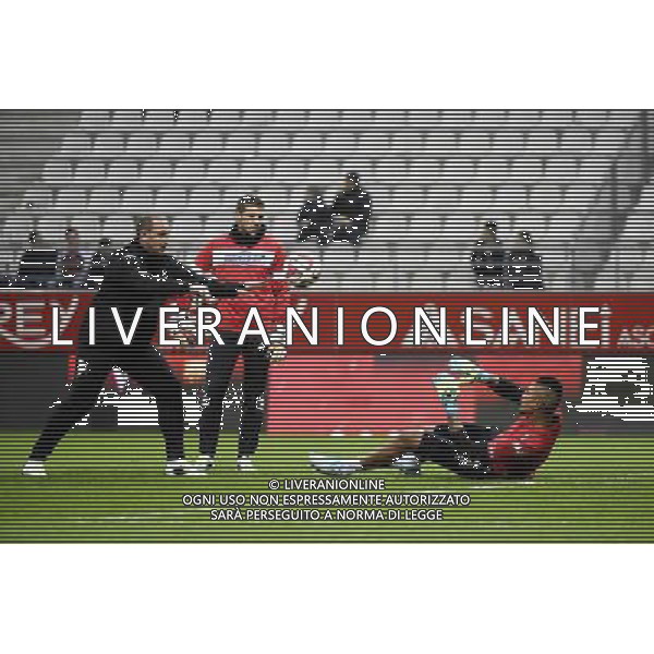 Herve SEKLI / Jean Louis LECA / Alphonse AREOLA - 29.11.2014 - Reims / Bastia - 15eme journee de Ligue 1 Photo : Fred Porcu / Icon Sport /Agenzia Aldo Liverani sas - ITALY ONLY - EDITORIAL USE ONLY