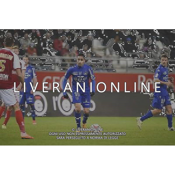 Ryad BOUDEBOUZ - 29.11.2014 - Reims / Bastia - 15eme journee de Ligue 1 Photo : Fred Porcu / Icon Sport /Agenzia Aldo Liverani sas - ITALY ONLY - EDITORIAL USE ONLY