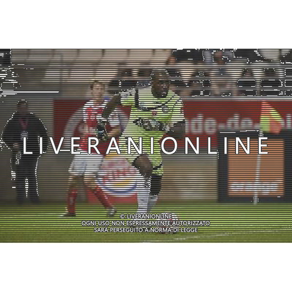 Johny PLACIDE - 29.11.2014 - Reims / Bastia - 15eme journee de Ligue 1 Photo : Fred Porcu / Icon Sport /Agenzia Aldo Liverani sas - ITALY ONLY - EDITORIAL USE ONLY