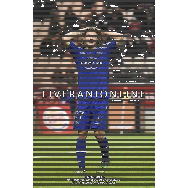 Deception Guillaume GILLET - 29.11.2014 - Reims / Bastia - 15eme journee de Ligue 1 Photo : Fred Porcu / Icon Sport /Agenzia Aldo Liverani sas - ITALY ONLY - EDITORIAL USE ONLY