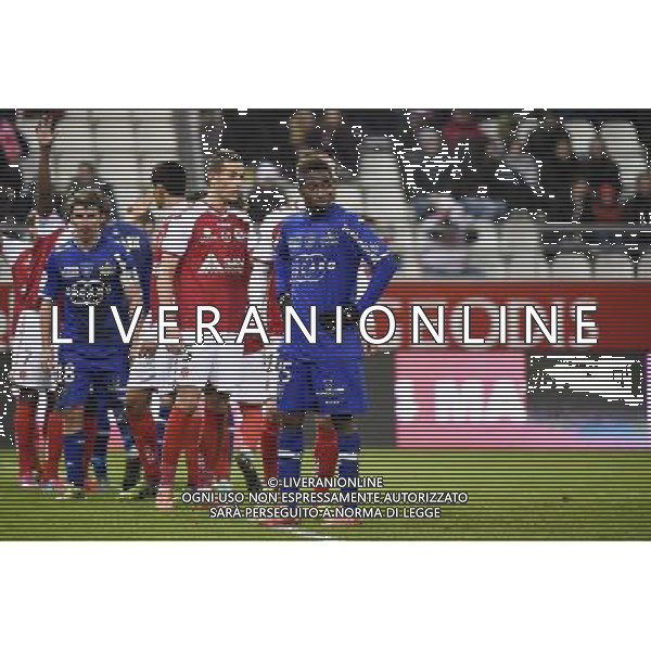 Francois KAMANO - 29.11.2014 - Reims / Bastia - 15eme journee de Ligue 1 Photo : Fred Porcu / Icon Sport /Agenzia Aldo Liverani sas - ITALY ONLY - EDITORIAL USE ONLY