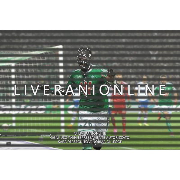 Joie Moustapha Bayal Sall - 30.11.2014 - Saint Etienne / Lyon - 15eme journee de Ligue 1 Photo : Jean Paul Thomas / Icon Sport AG ALDO LIVERANI SAS ONLY ITALY