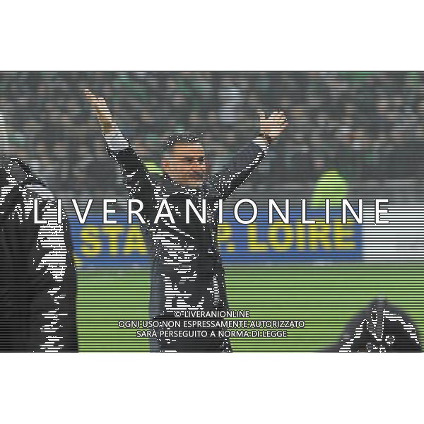 Joie Christophe GALTIER - 30.11.2014 - Saint Etienne / Lyon - 15eme journee de Ligue 1 Photo : Jean Paul Thomas / Icon Sport AG ALDO LIVERANI SAS ONLY ITALY