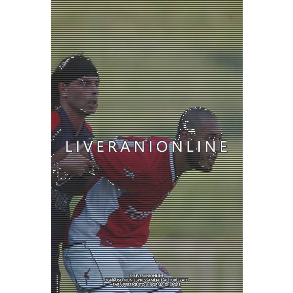 FOLGARIA 06 LUGLIO 2003 PRIMA AMICHEVOLE PERUGIA VIRTUS BASSANO NELLA FOTO: SAADI AL GHEDDAFI FOTO 1905/ROBERTO SETTONCE/ALDO LIVERANI