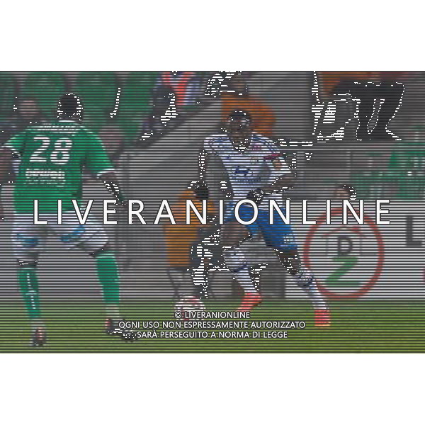 Henri BEDIMO - 30.11.2014 - Saint Etienne / Lyon - 15eme journee de Ligue 1 Photo : Jean Paul Thomas / Icon Sport AG ALDO LIVERANI SAS ONLY ITALY