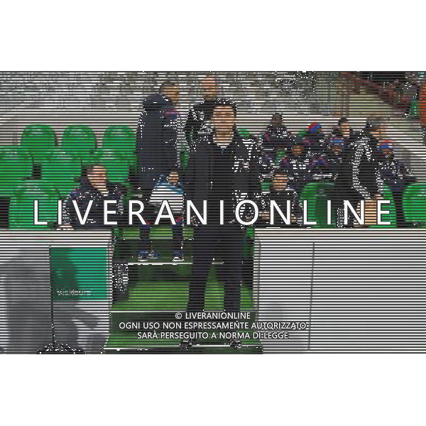 Hubert FOURNIER - 30.11.2014 - Saint Etienne / Lyon - 15eme journee de Ligue 1 Photo : Jean Paul Thomas / Icon Sport AG ALDO LIVERANI SAS ONLY ITALY