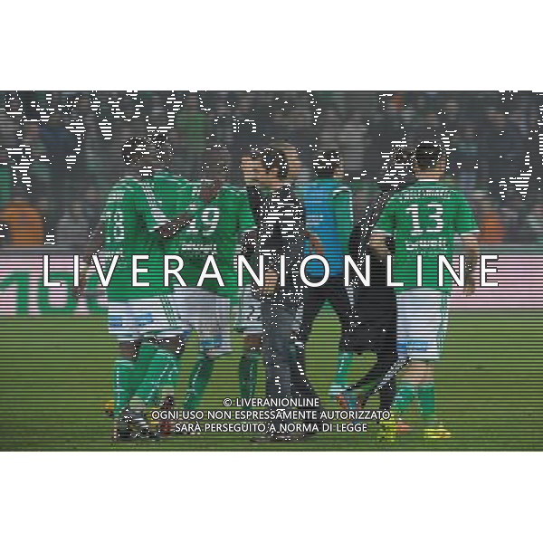 JOIE DE Stephane TESSIER - 30.11.2014 - Saint Etienne / Lyon - 15eme journee de Ligue 1 Photo : Jean Paul Thomas / Icon Sport AG ALDO LIVERANI SAS ONLY ITALY