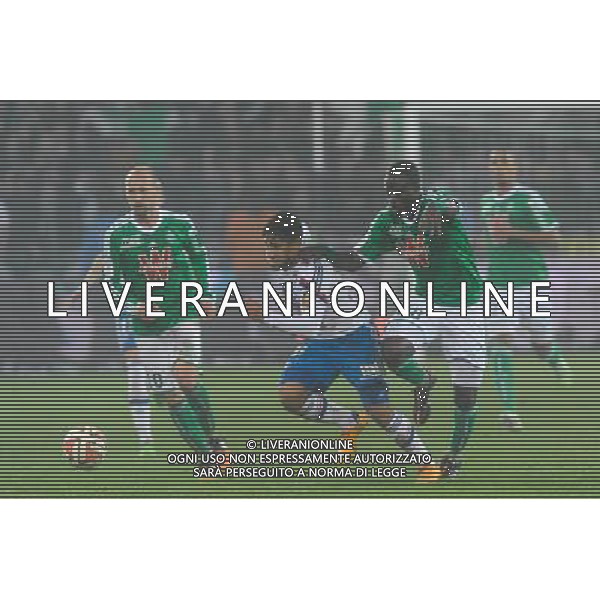 Nabil FEKIR / Ismael DIOMANDE - 30.11.2014 - Saint Etienne / Lyon - 15eme journee de Ligue 1 Photo : Jean Paul Thomas / Icon Sport AG ALDO LIVERANI SAS ONLY ITALY