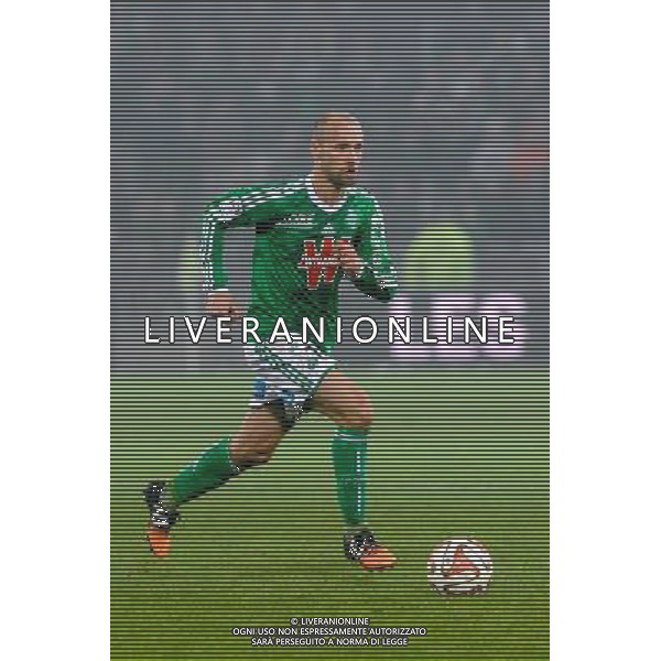 Renaud COHADE - 30.11.2014 - Saint Etienne / Lyon - 15eme journee de Ligue 1 Photo : Jean Paul Thomas / Icon Sport AG ALDO LIVERANI SAS ONLY ITALY