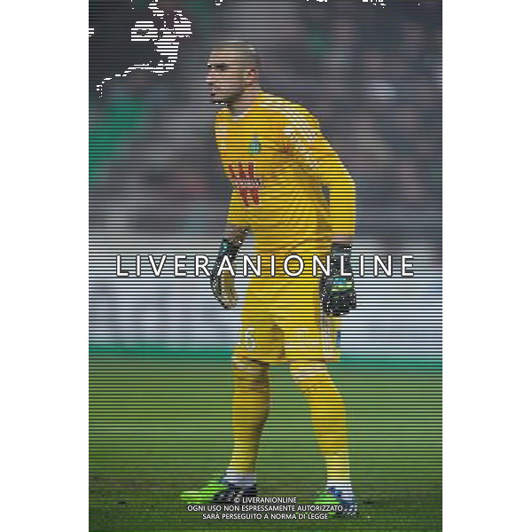 Stephane RUFFIER - 30.11.2014 - Saint Etienne / Lyon - 15eme journee de Ligue 1 Photo : Jean Paul Thomas / Icon Sport AG ALDO LIVERANI SAS ONLY ITALY