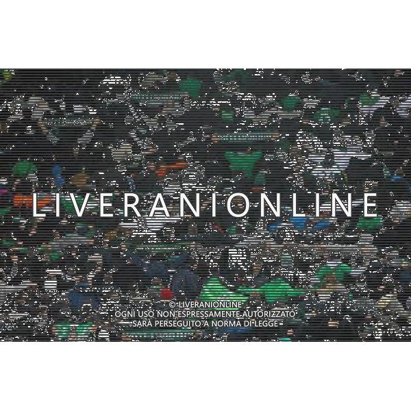 SUPPORTERS DE SAINT ETIENNE - 30.11.2014 - Saint Etienne / Lyon - 15eme journee de Ligue 1 Photo : Jean Paul Thomas / Icon Sport AG ALDO LIVERANI SAS ONLY ITALY